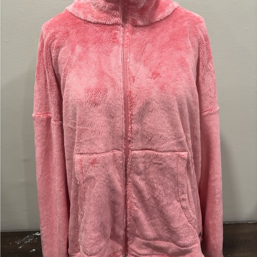 Talbots Soft Pink Fleece Jacket